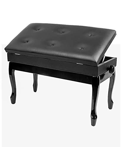 Tabouret de piano en bois massif réglable en hauteur pour enfants et adultes avec double élévation 76 x 36 x 48 58 cm - Les Beatles, Paul McCartney, John Lennon, RIngo Starr, George Harrison Tabouret de piano en bois massif réglable en hauteur pour enfants et adultes avec double élévation 76 x 36 x 48 58 cm – Image 4