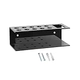 Generic Whiteboard Marker Organizer with Eraser Holder, Black
