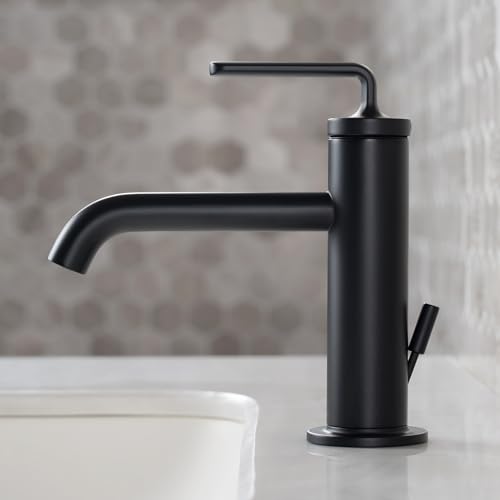 KRAUS Ramus Single Handle Bathroom Sink Faucet with Lift Rod Drain in Brushed Gold, KBF-1221BG by Kraus - Image 8