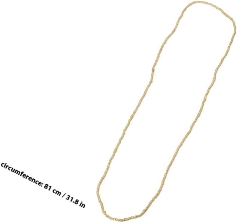 2 Pcs Red Double-string Bikini Waist Chain Set with Handmade Belly Beads Beach Body Jewelry for Women