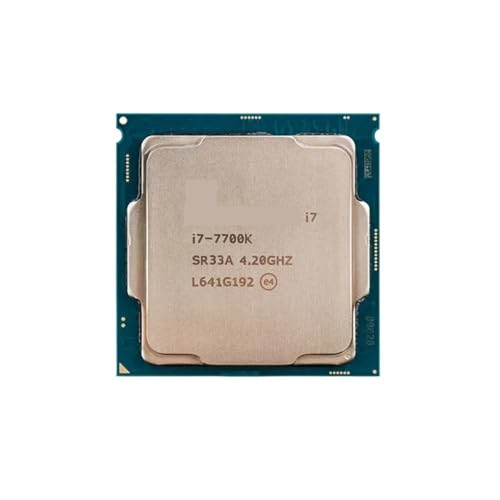 Processeur Intel Core i7 7700K Quad-Core LGA 1151 4.2 GHz pour mise à niveau PC gamer