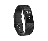 Fitbit Charge 2 Heart Rate + Fitness Wristband, Special Edition, Gunmetal, Large