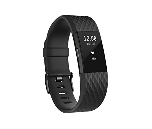 Fitbit Charge 2 Heart Rate + Fitness Wristband, Special Edition, Gunmetal, Large (US Version)