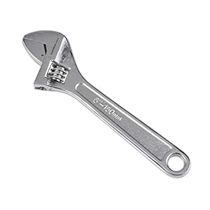 Olympia Tools 6″ Adjustable Wrench, Heavy Duty Drop Forged Steel, Chrome Plated, Precision Machined Jaws, Rust Resistant