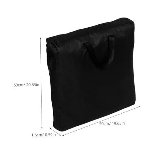 Image of HOMSFOU Portable Light Storage Handbag Zipper Case for Video Live Streaming and Selfie Equipment Lightweight Protective Pouch for Travel and Outdoor Use