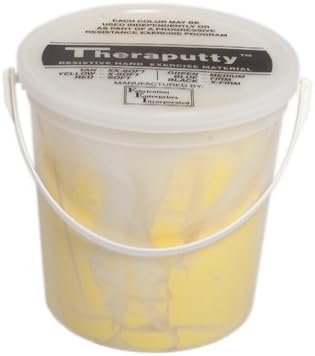TheraPutty Scented Exercise Putty, Banana, Yellow, X-Light, 5 Pound