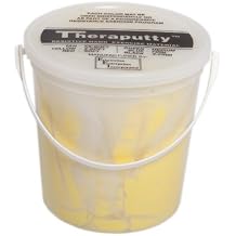 TheraPutty Scented Exercise Putty, Banana, Yellow, X-Light, 5 Pound