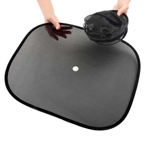 Image of Car Side Windows Universal Fit for Car Sun Shade (Black) (Pack of 4)