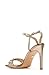 Badgley Mischka womens Galia Heeled Sandal, Champagne Metallic, 5.5 US