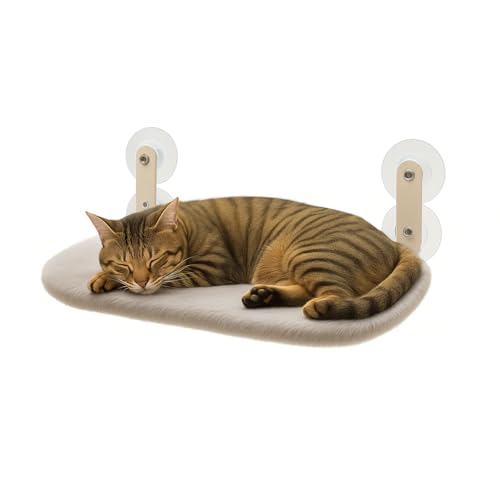 Cama Gato Suspensa Janela Ventosa Rede Caminha Conforto Pet (Cinza, Grande)