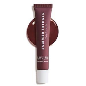 Summer Fridays Tinted Lip Butter Balm – Conditioning Vegan Lip Balm for Instant Moisture, Shine & Hydration – Sheer-Tinted, Soothing Skincare – Brown Sugar (.5 Oz)