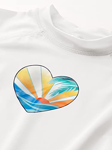 Image of Kanu Surf Girls' Karlie Rash Guard UPF 50+ Sun Protection Short Sleeve Swim Shirt