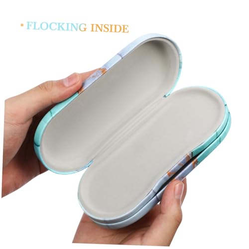 Étui à lunettes double couche PU compact pour sac et poche - 3