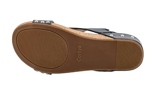 Image of Corkys Footwear Volta Wedge - Chic Elegance Meets All-Year Comfort with a 2-Inch Cork Heel and Marshmallow Insole for Stylish Everyday Wear and All-Day Comfort