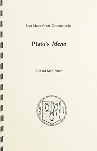 Plato's Meno (2 Voumes)