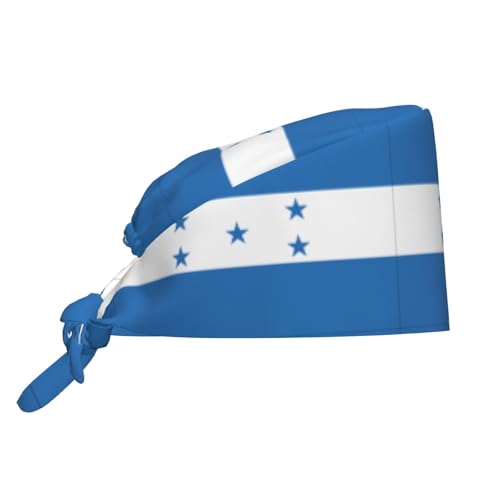 BLWSLC Casquette de travail réglable avec drapeau du Honduras pour le travail et l'exercice Noir