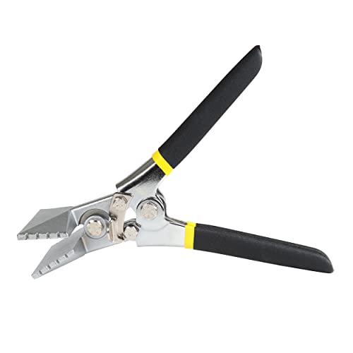 Abn Sheet Metal Hand Seamer - 3 Inch Straight Jaw Manual Metal Bender Tool Sheet Metal Bending Pliers Flattening Tool #TOP2