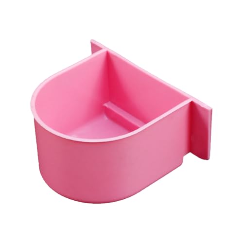 Gamelle stable pour cage à oiseaux, comme distributeur de nourriture, gamelle stable pour perruches, perruches, petits animaux (10,5 x 8 x 5 cm)