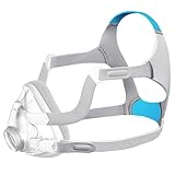Replacement F20-Style Fabric Mask Set (Large) - No Silicone Contact, CPAP Full Face Cushion Combo for Airfit F20 & Airtouch F20, Effictive Moisture-Wicking for All-Night Dryness & Comfort (No Elbow)