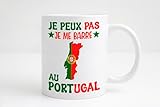 Groovy crea Je peux pas je me barre au Portugal   Cadeau fete des grands mères portugal   Mug drapeau portugais   Idée cadeau expat humour