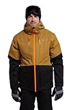 Mountain Warehouse Interstellar Mens Waterproof Ski Jacket - IsoDry Tan Large