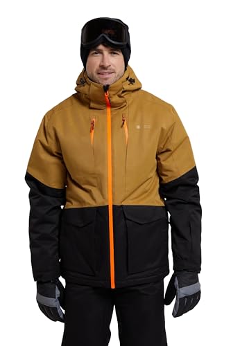 Mountain Warehouse Interstellar Mens Waterproof Ski Jacket - IsoDry Tan Large