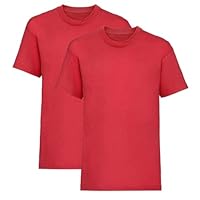 Listers Schoolwear Boys T-Shirt (Pack of 2) 100% Cotton 1-15 Years - Perfect for Red Nose Day