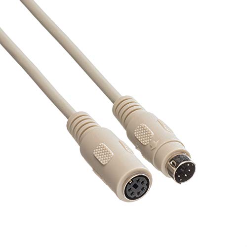 Rotronic Roline PS / 2 Cable M/F 300 CM, grey, 3 m - Image 3