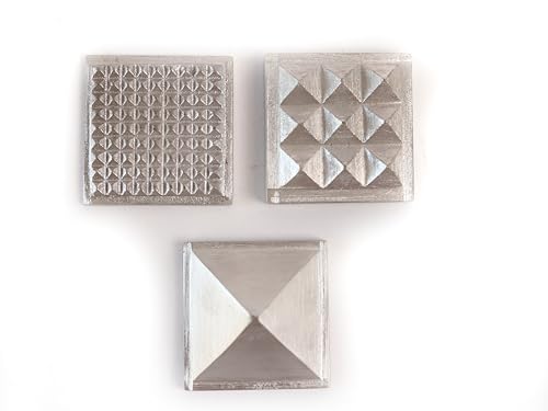 Image of The Spiritual Living Zinc Pyramid Set | 1.5 inch | North East | Kitchen | Bedroom | Vastu Dosh Remedies (वास्तु उपाय) | Home & Office | 3 Layer Zinc Pyramid for North-East Direction | Ishanya |