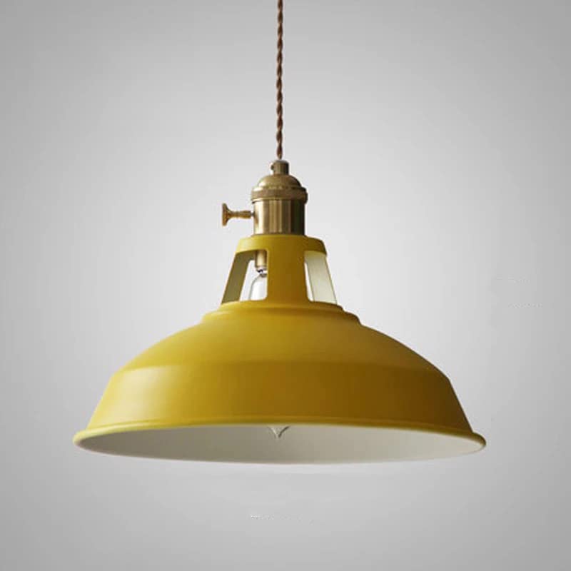 Lampe vintage pendante E27 pour ambiance bistrot et décoration de cuisine rétro