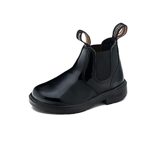 Blundstone Range Boot (Toddler/Little Kid/Big Kid) Patent Black AU 2 (3-3.5 US Little Kid/Big Kid) M