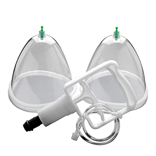 DSVF Transparent Breast Pump for Women, Breast Enlargement Massager Breast Pump Breastfeeding Suction Pump Women's Breast Pump Breast Massager for Home Use, 8 x 6.1 x 5.5 in