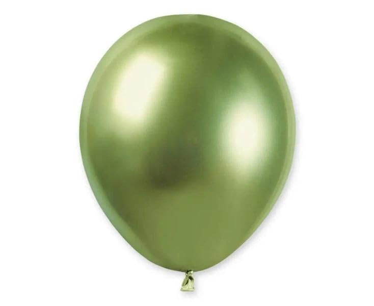 Ballons AB50 vert kiwi brillant de 105 cm pour décoration de fête éclatante - Lot de 100