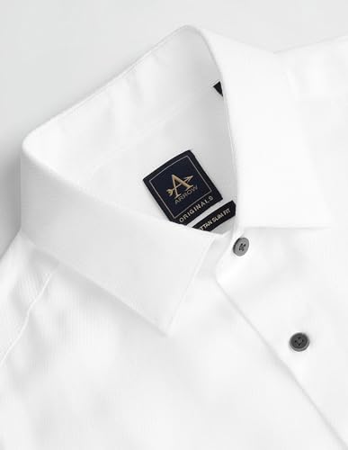 Image of Arrow Slim Fit Mens Formal Shirt - 100% Cotton, Breathable & Comfortable, Full Sleeves Shirts for Men