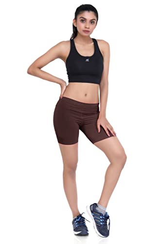 Image of Women's Solid Inner & Outer Wear Active Hot Shorts