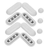 Material: el acolchado elástico absorbe la presión, experiencia de asiento de inodoro cómoda y duradera, accesorio de inodoro, accesorios de asiento de inodoro