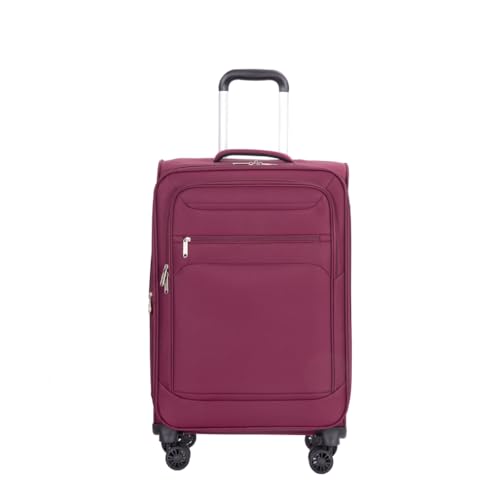 Lightweight 3-Piece Luggage Set for Travel, Spacious and Organized Carry-On with Spinner Wheels, Wine Red2