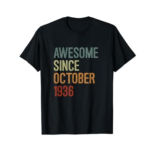 Impresionante desde octubre de 1936, regalo de cumpleaños divertido retro Camiseta