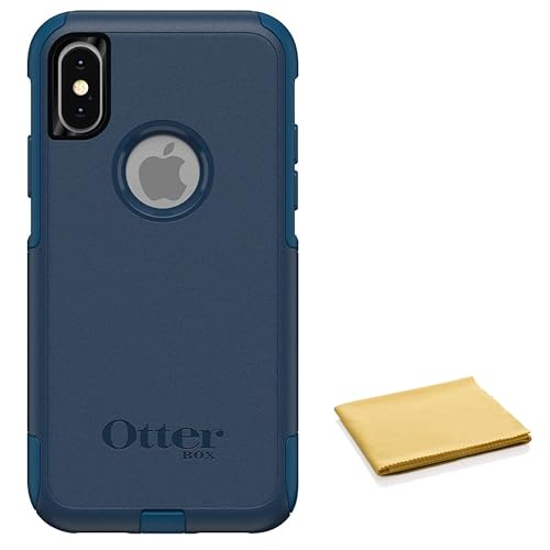 Coque anti-choc iPhone X / Xs OtterBox Commuter anti-poussière bleue