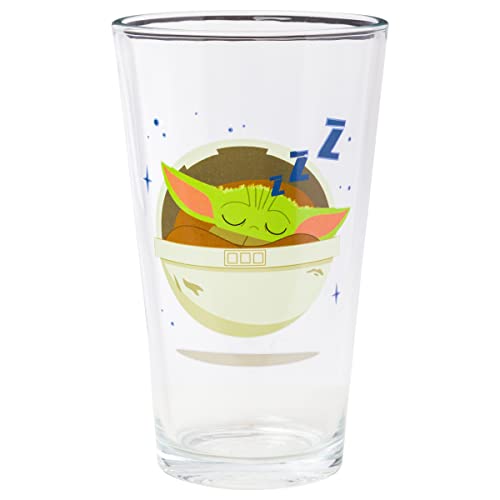 Silver Buffalo Star Wars The Mandalorian The Child Gimmie Gimmie Nom Nom 4 Piece Pint Glass Set, 16 Ounces - Image 6