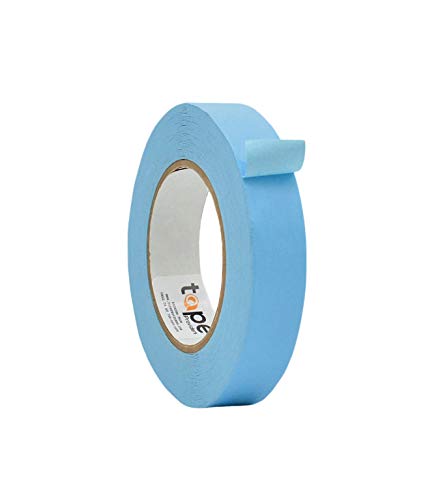 WOD CFTC6 Console Artist Tape Made in USA Light Blue, 1 inch x 60 yds. Flatback Paper Marking/Labeling Tape Residue Free, for Watercolor Paper to Prevent Tearing