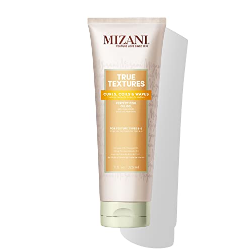 Mizani True Textures Perfect Coil Oil Gel Defines Curls With Coconut Oil Paraben & Silicone-Free For Curly Hair, 11 Fl Oz #TOP6