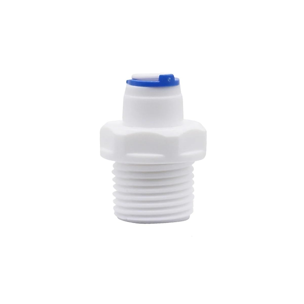 Aquarium Reverse Osmosis 1/4" Pipe Quick Connectors 1/2" Male/Female Thread to 6.35mm Straight/Elbow/End Plug Joints 5Pcs(1I2 to 1I4 Straight Male 1/4" 5PCS)