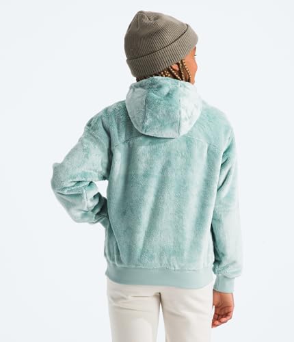 Image of THE NORTH FACE Girls' Osito Full Zip Hoodie | Fleece Hooded Jacket With Hand Pockets & Durable Ribbed Collar