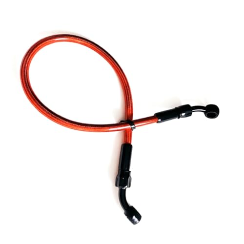 Durite de frein hydraulique 2200mm en acier tressé avec banjo M10 pour moto