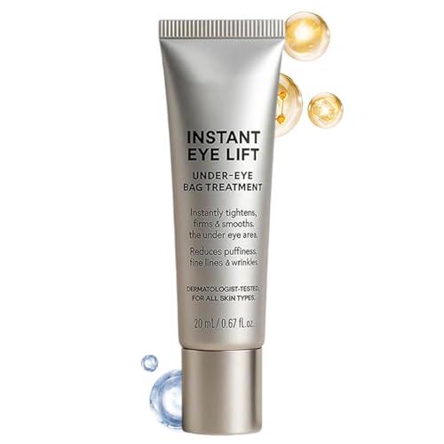 Siero Occhi Temporaneo Rassodante | Crema Istantanea Contorno Occhi per Occhiaie, Leviga Rughe Sottili & Riduce Borse | Trattamento Anti-Età Oćchi, Gel Asciugatura Rapida 20 ml