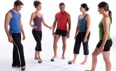 Miniatura 4 de Balanced Body Bola inflable de 4 pulgadas, pelota de ejercicio de pilates para gimnasio en casa o estudio