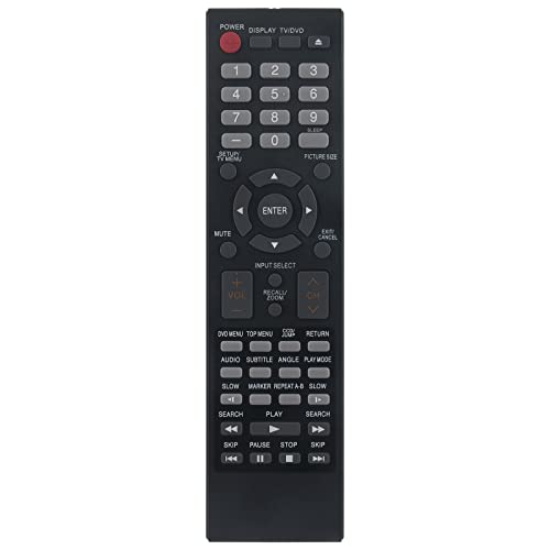 Télécommande de rechange Sanyo avec touches fluides pour combo DVD
