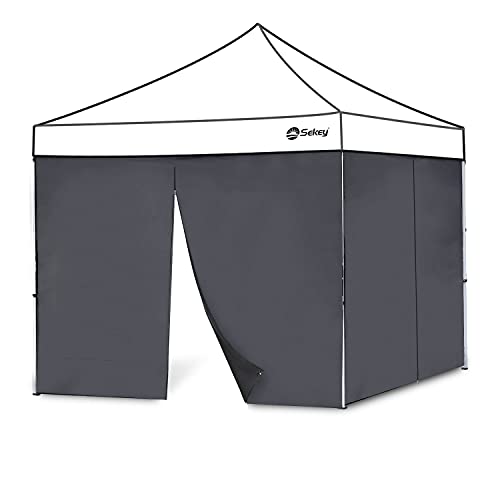 Sekey Lot de 2 parois latérales pour tonnelle, 3 x 3 m, imperméables, résistantes à l'hiver, parois latérales, pour tonnelle, Tente de fête, Tente de...