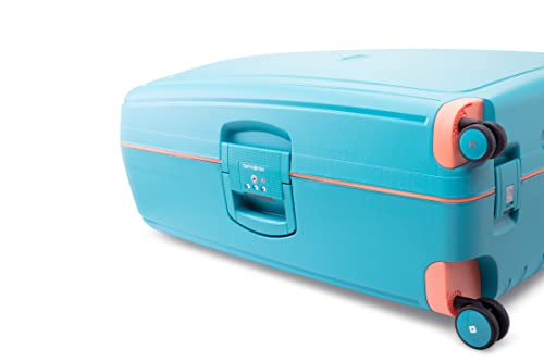 Image of Samsonite S'Cure Sport Polypropylene Spinner 75 Cm Hardside Large 4 Wheels Suitcase (Aqua Blue)